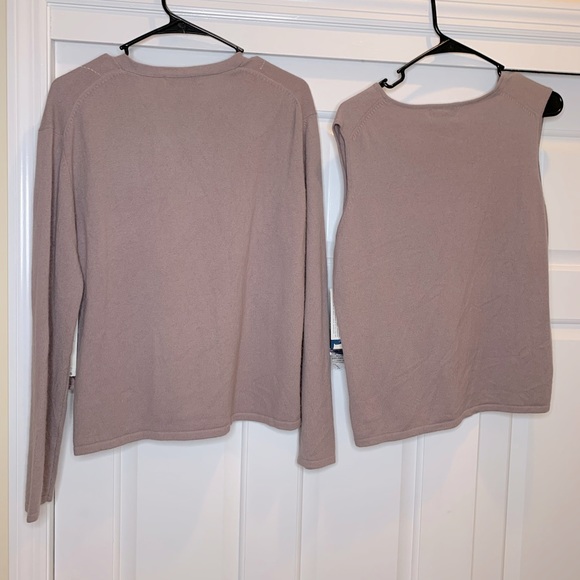 NWT Vintage “Secretary” Designer Rena Rowan Bohemia cardigan Sweater Set, Large - Picture 2 of 9